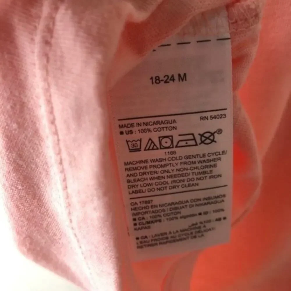 Old Navy Girl's Sleeveless Graphic Tank Sz 18-24M